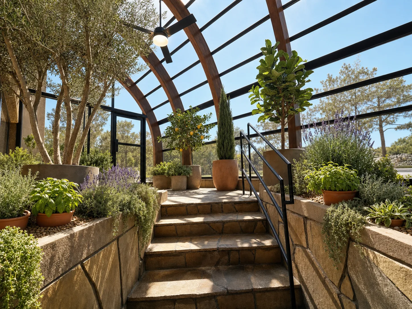 Living herb garden amenity